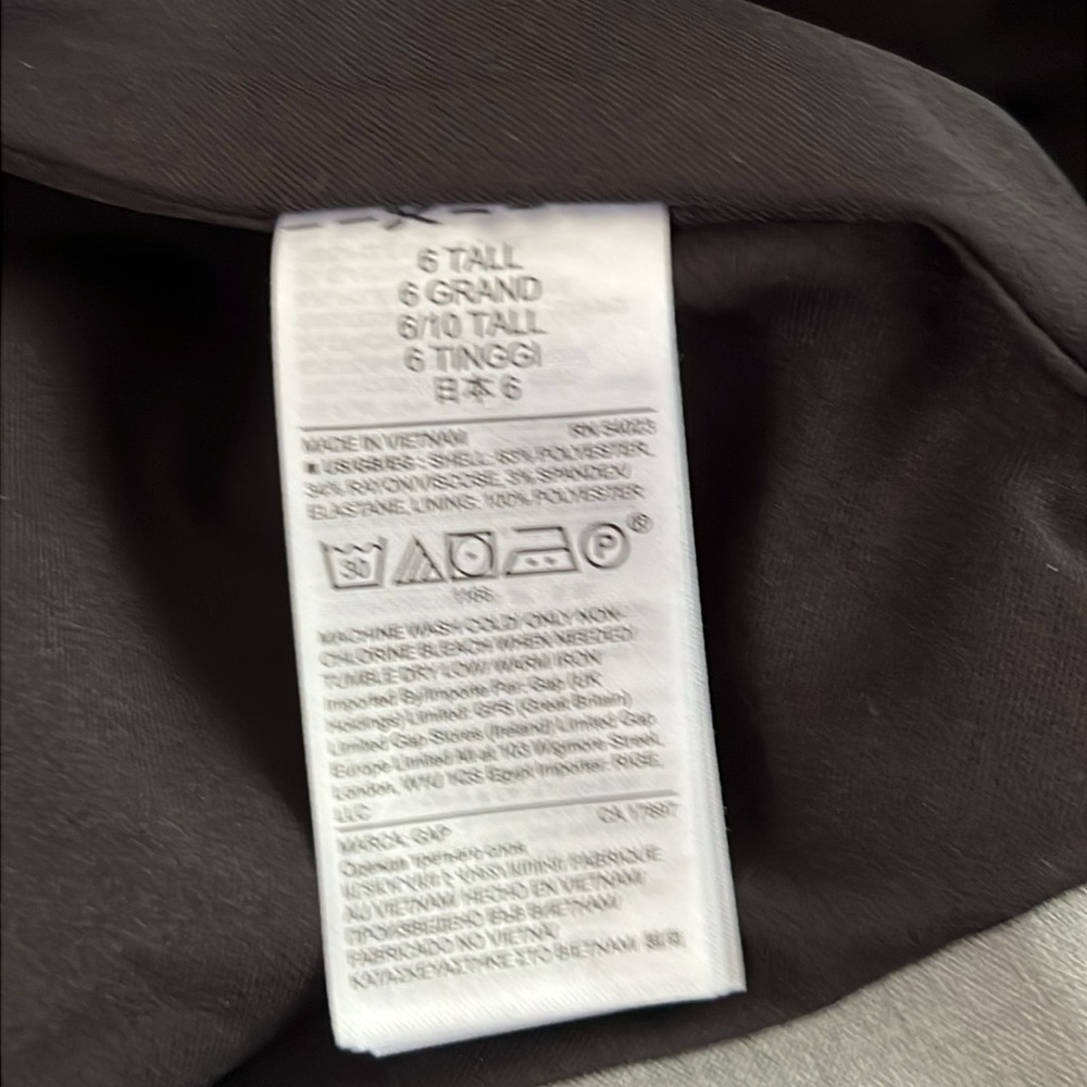 GAP Classic Light Grey Blazer, 6 Tall (EUC) - Picture 3 of 4
